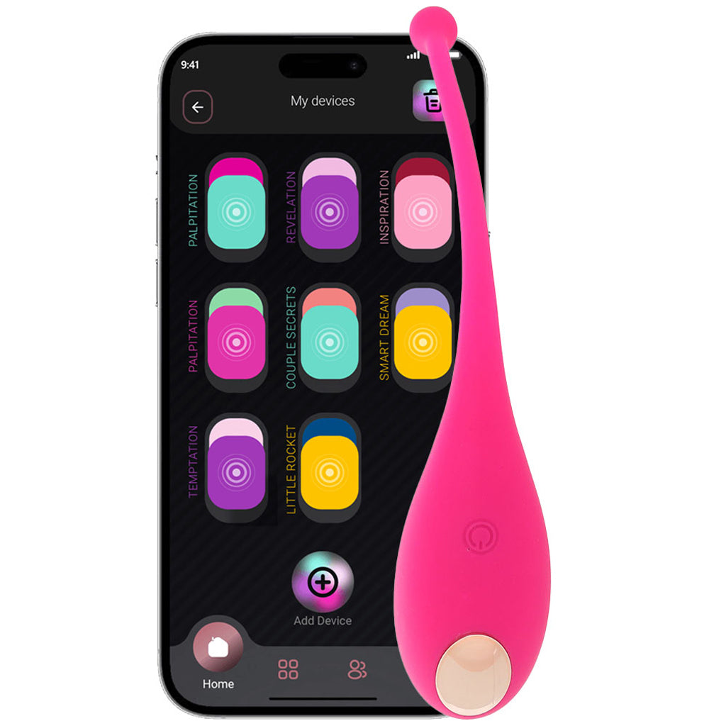Adrien Lastic Palpitation App Control Egg Vibe in Fuchsia - Vibrators - HoneyHugs Canada