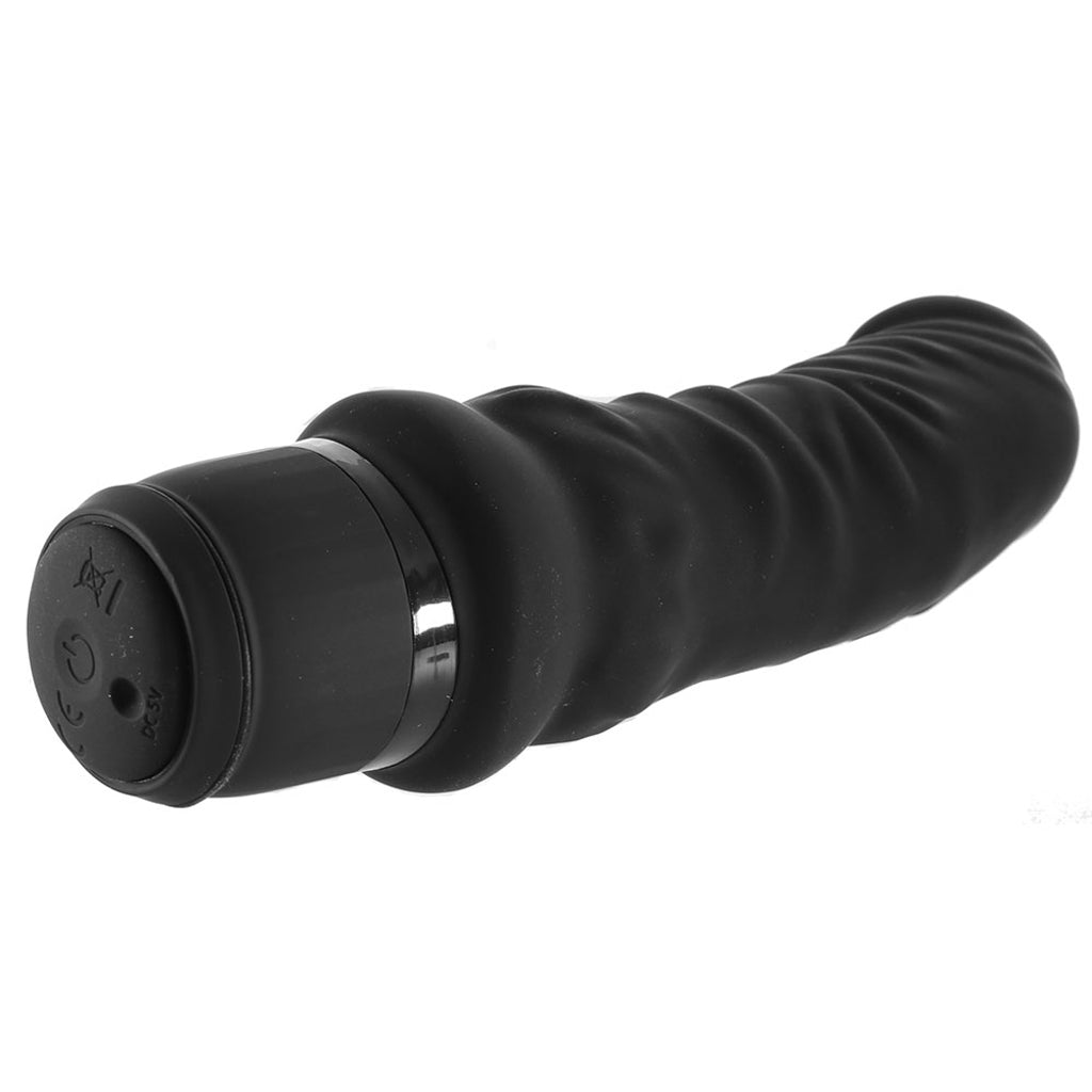 Power Cocks Power Cock 6 Inch Realistic Vibe in Black - Vibrators - HoneyHugs Canada (View 5)