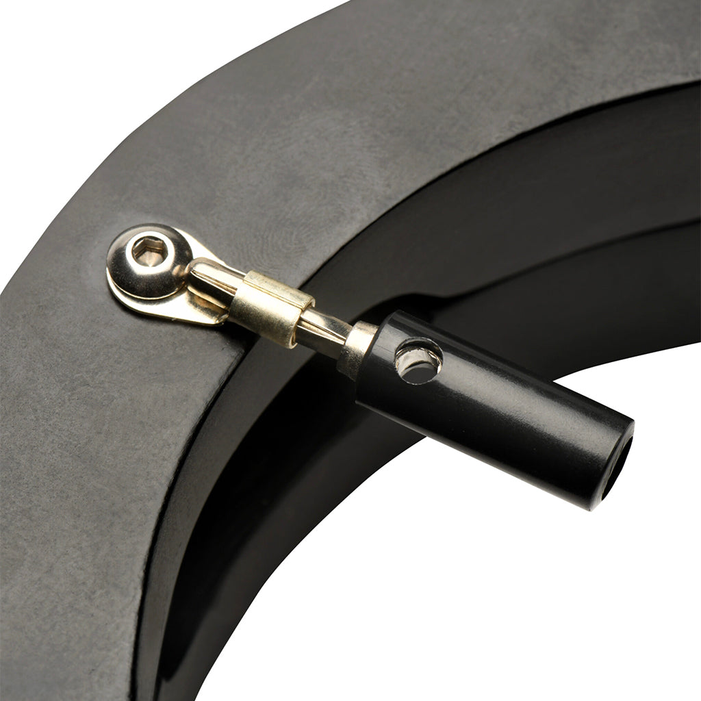 Master Series Exposed E-Stim Wooden Humbler: Exquisite Control, Profound Submission