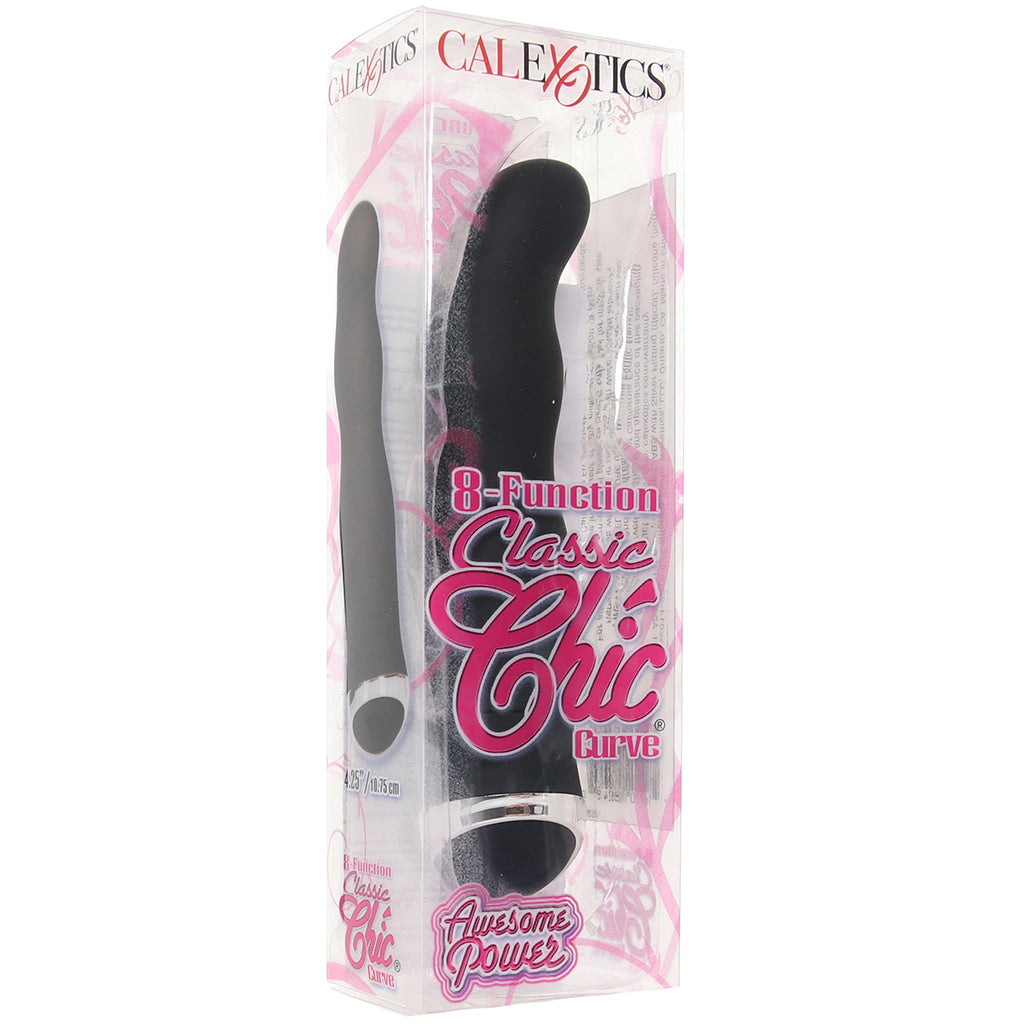 Classic Chic 8 Function Classic Chic Curve Vibe in Black - Vibrators - HoneyHugs Canada (View 9)