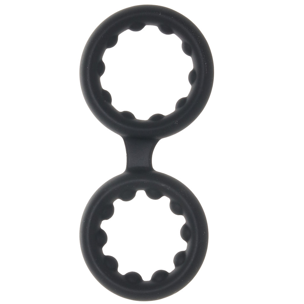Rock Solid Double Stamina Rings with Metal Beads
