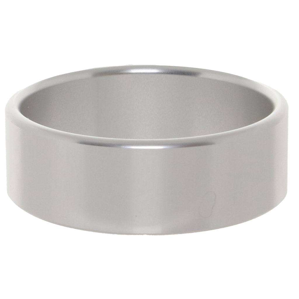 Rock Solid The Brushed Alloy Cock Ring in X-Large