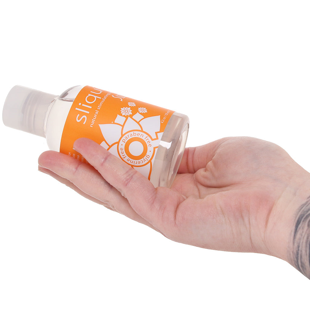 Sliquid Naturals Sizzle: Ignite Your Passion with Warming & Stimulating Lubricant (4.2oz)