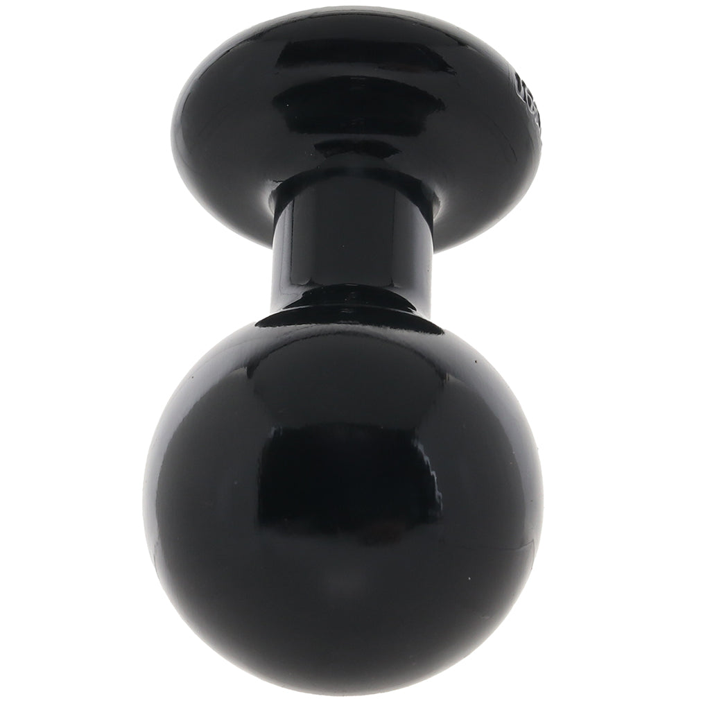 Round Butt Plug Medium in Black