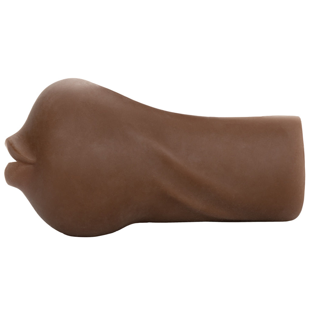 CalExotics Stroke It Anatomical Mouth Stroker in Brown - Male Masturbators - HoneyHugs Canada (View 7)