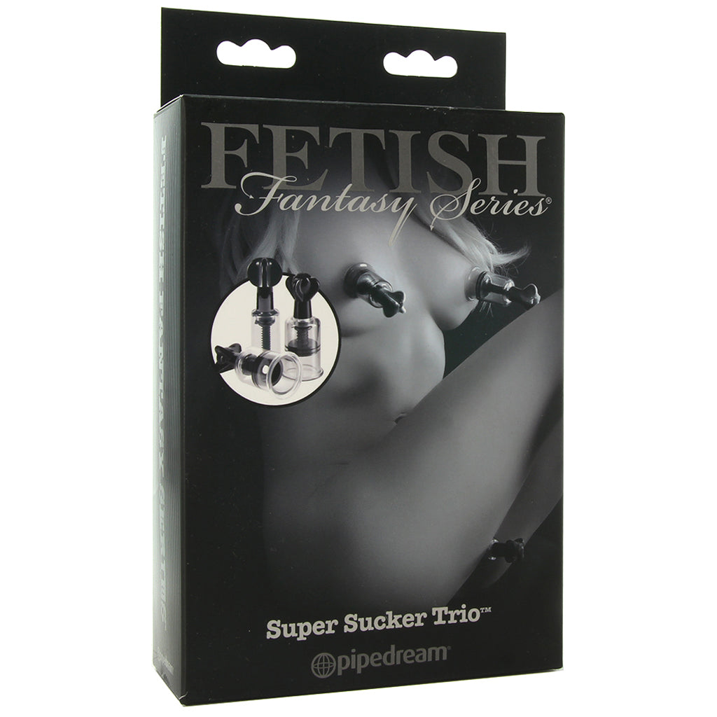 Fetish Fantasy: Super Suckers Deluxe Nipple & Clitoral Suction Trio