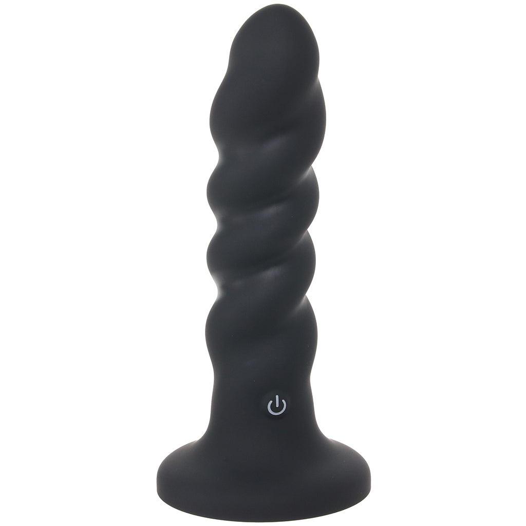 CalExotics Onyxxx Vibrating Rippled Probe - Vibrators - HoneyHugs Canada
