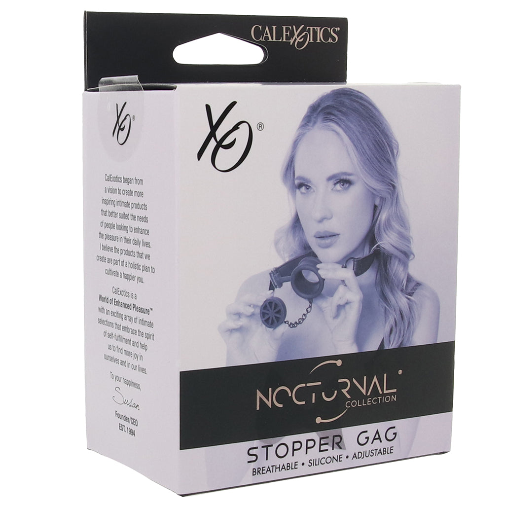 CalExotics Nocturnal Stopper Gag: Versatile Silicone Mouth Restraint