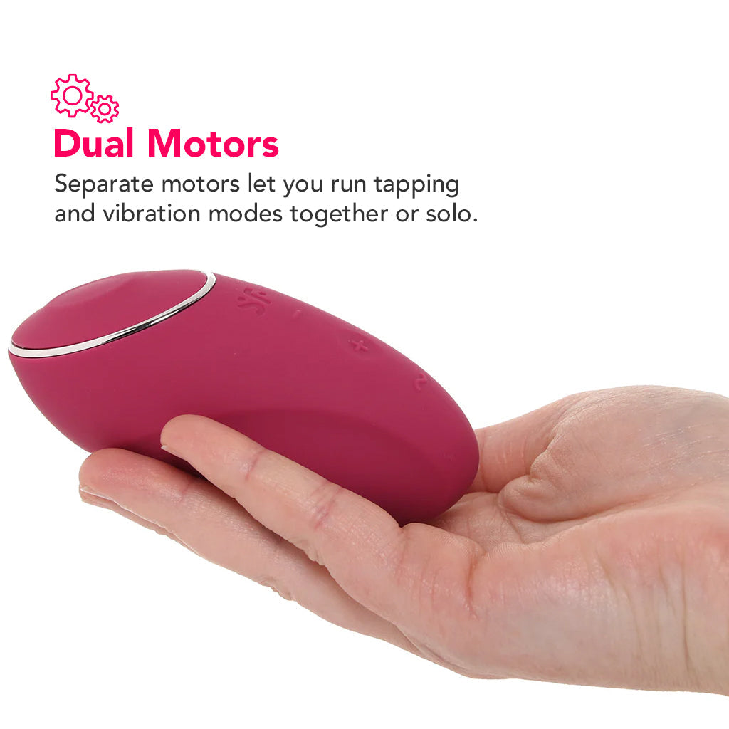 Satisfyer Tap & Climax 1 Tapping Vibe in Red