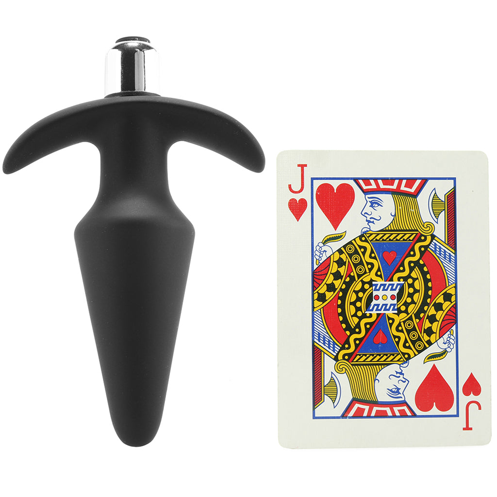 Luxe Luxe Discover Vibrating Silicone Butt Plug in Black - Vibrators - HoneyHugs Canada (View 4)