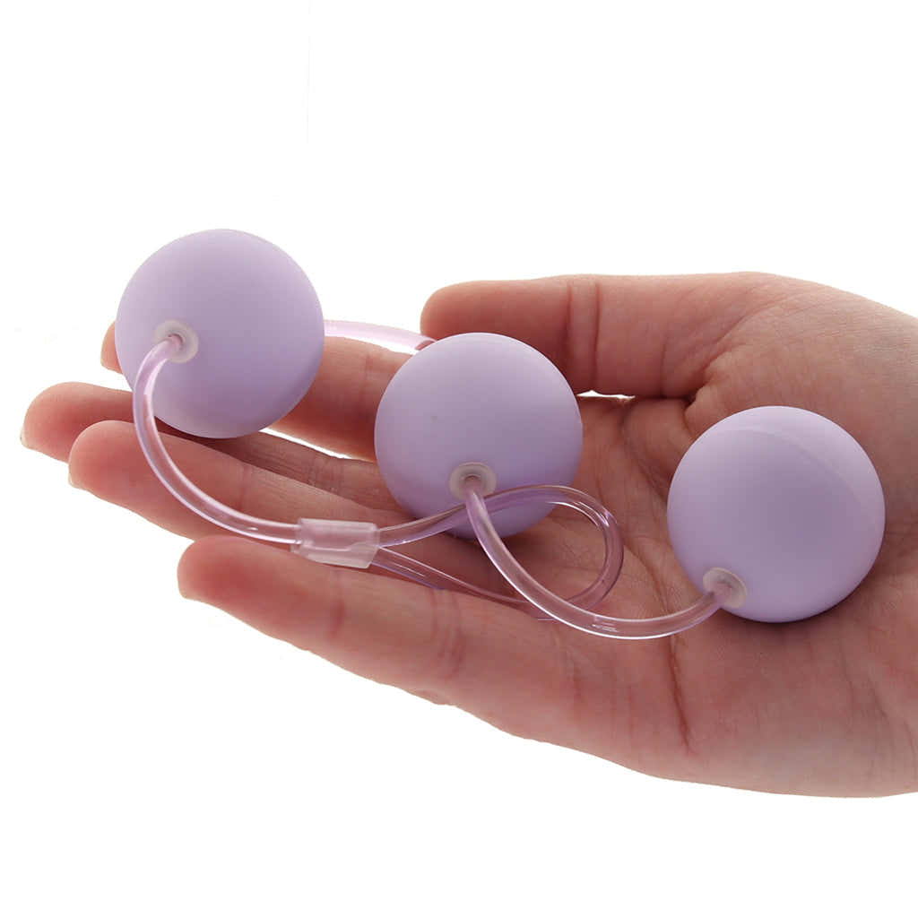 First Time Triple Love Balls in Purple