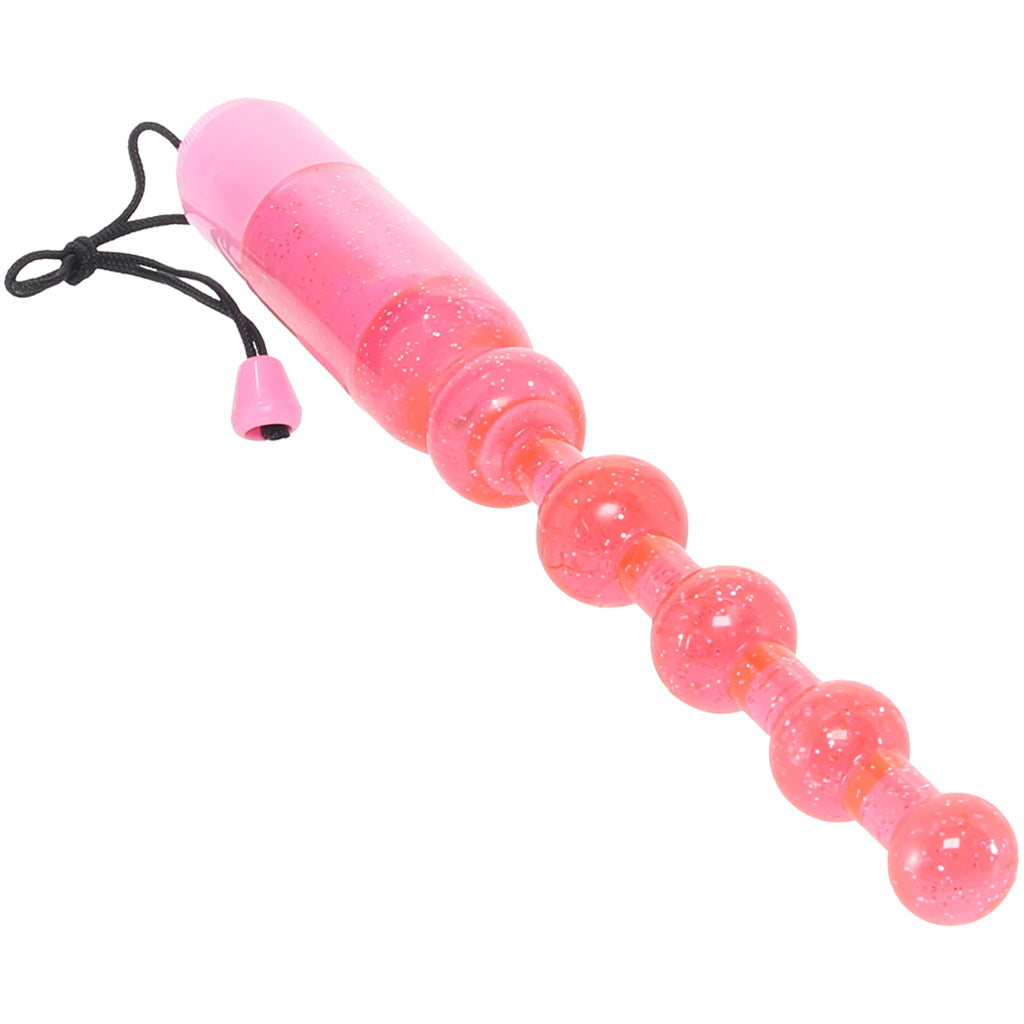 CalExotics Waterproof Vibrating Pleasure Beads in Pink - Vibrators - HoneyHugs Canada (View 2)