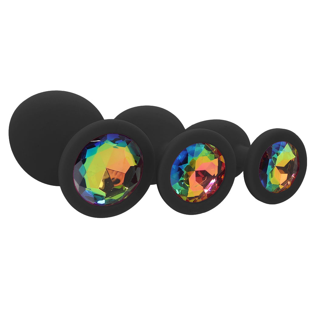 Glams Spades Black Anal Trainer Kit: Glimmering Progression & Pleasure