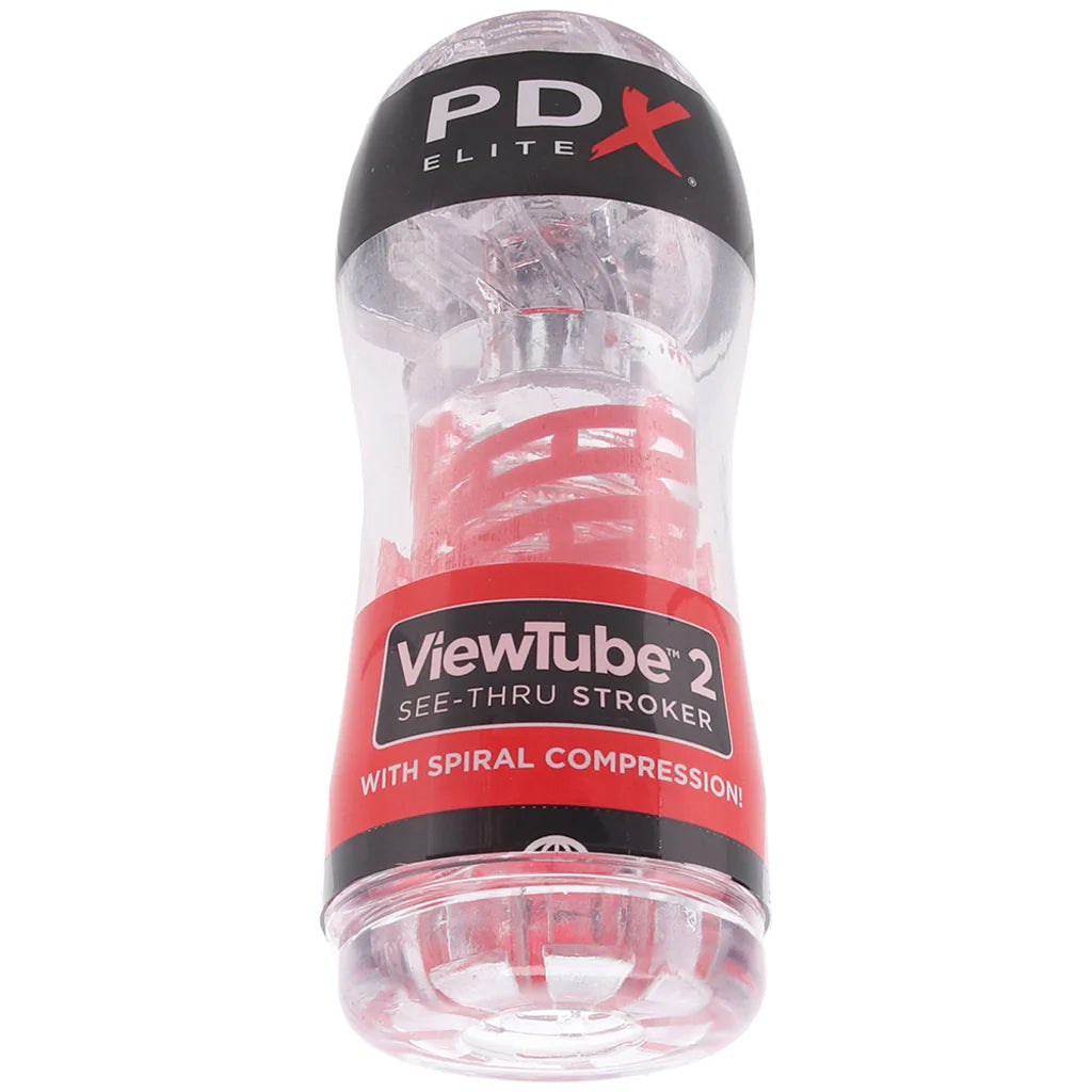 Pipedream Extreme Toyz PDX Elite ViewTube 2 See-Thru Stroker - Male Masturbators - HoneyHugs Canada (View 5)