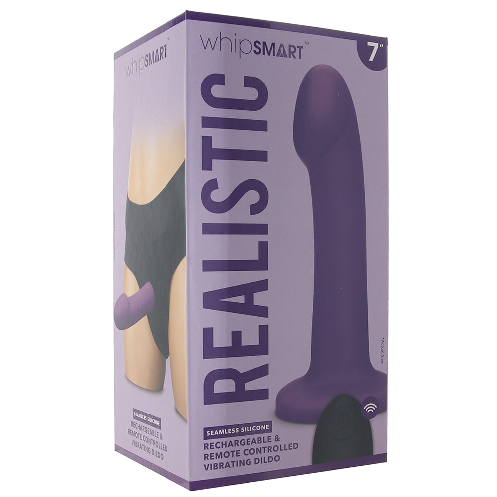 WhipSmart Realistic 7 Inch Remote Vibe in Purple