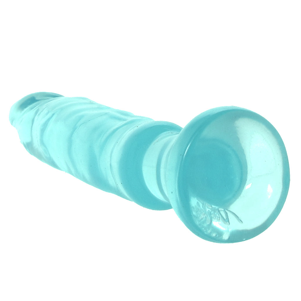 Crystal Jellies Anal Starter Dildo in Teal