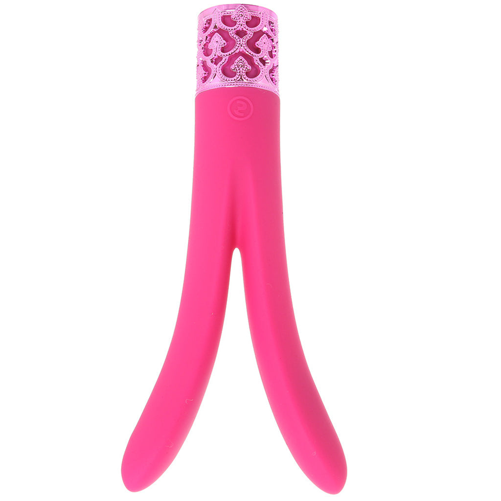 Shots Toys Royal Gems Dueling Queens Vibe in Pink - Vibrators - HoneyHugs Canada (View 3)
