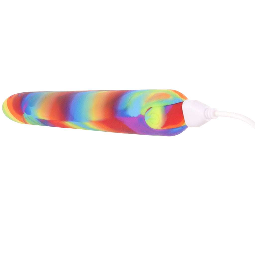 Bang! Bang! Rainbow Silicone Slim Vibe - Vibrators - HoneyHugs Canada (View 5)