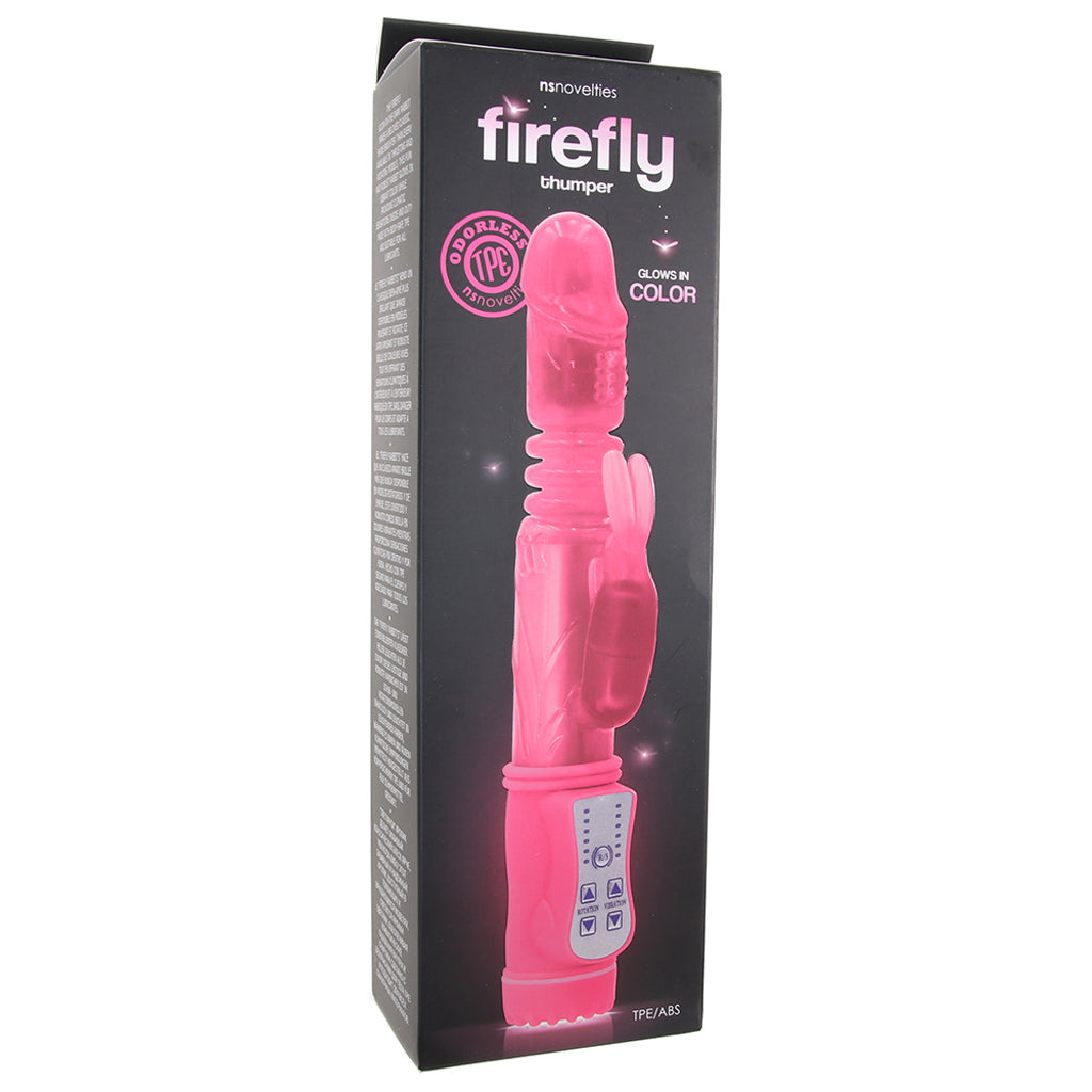 firefly Firefly Thumper Glow in the Dark Rabbit Vibe in Pink - Vibrators - HoneyHugs Canada (View 6)