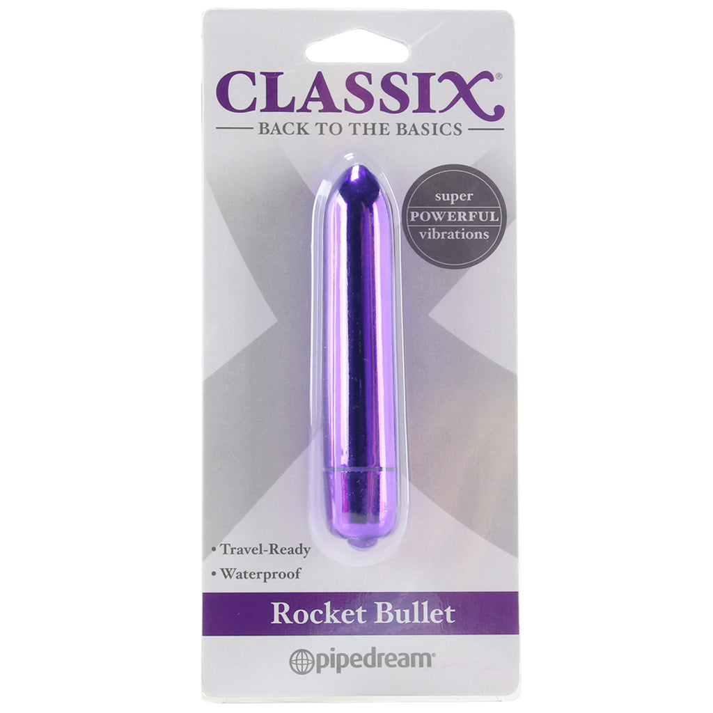 Classix Back to the Basics Rocket Bullet Vibe in Purple - Vibrators - HoneyHugs Canada (View 6)