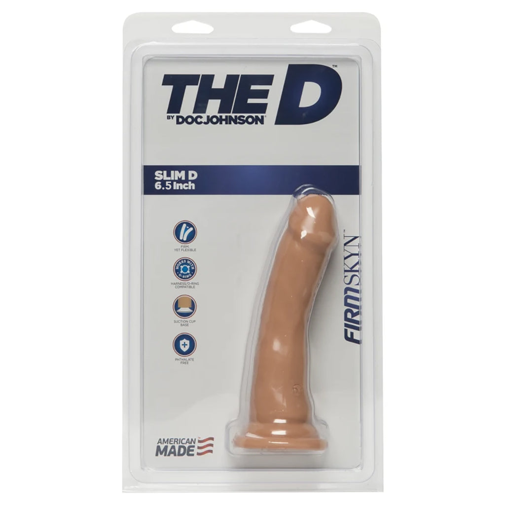 The D FIRMSKYN 6.5 Inch Slim Dildo