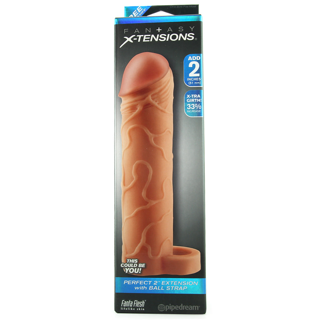 Perfect 2 Inch Extension with Ball Strap in Light