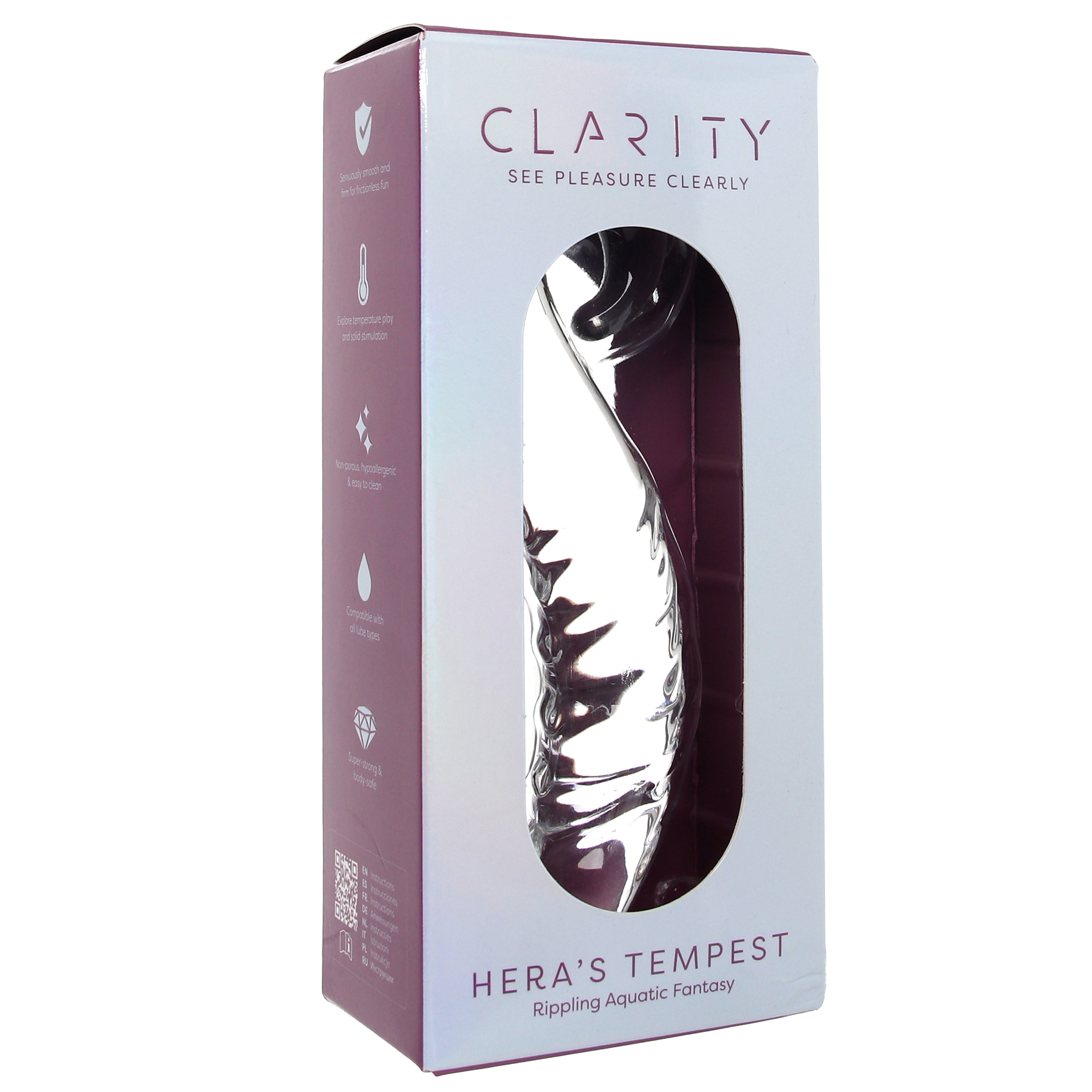 Clarity Hera's Tempest Tentacle Glass Dildo
