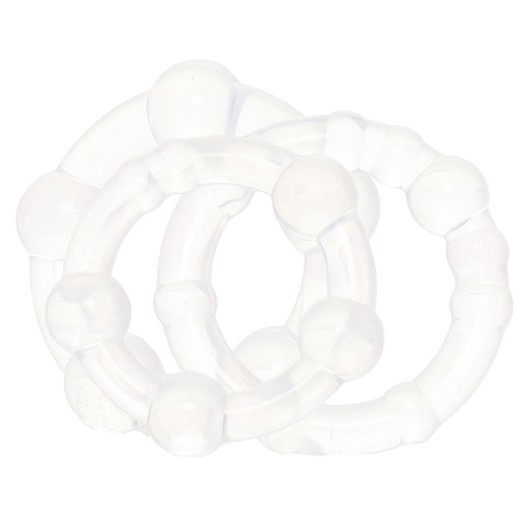 Alpha Liquid Silicone Beaded Rings