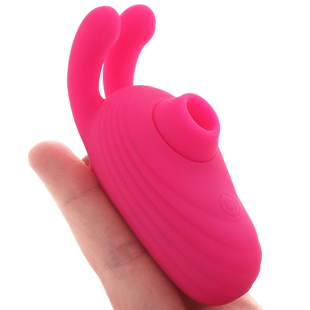 CalExotics Neon Vibes The Kissing Bunny Vibe - Vibrators - HoneyHugs Canada