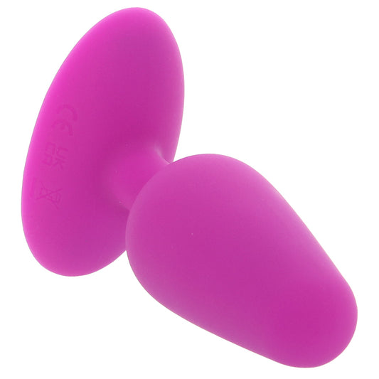 Bang! Bang! Vibrating Silicone Butt Plug in Purple - Vibrators - HoneyHugs Canada (View 2)