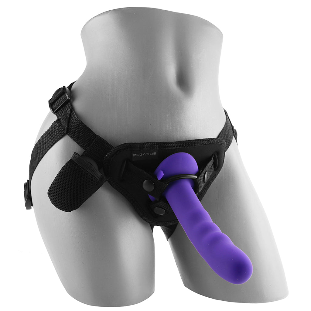 Pegasus Pegasus Curved Wave 6 Inch Vibrating Pegging Set - Vibrators - HoneyHugs Canada