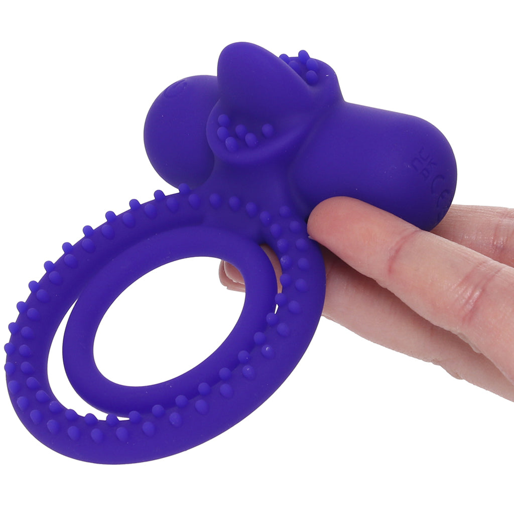 CalExotics Dual Climaxer Vibrating Ring - Vibrators - HoneyHugs Canada (View 4)