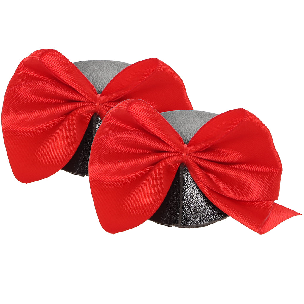 Nipple Couture Red Bow Covers