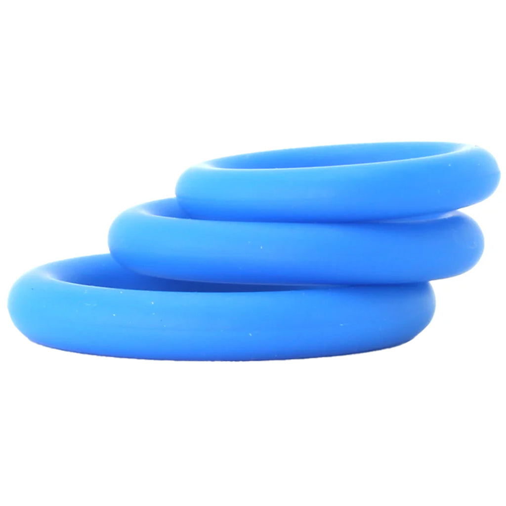 Ram Silicone Cock Rings #1 in Blue