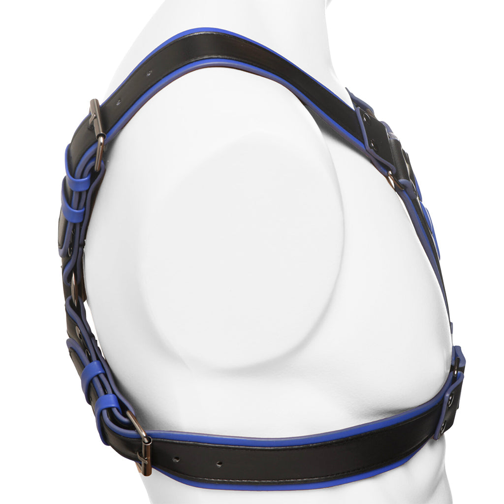 Master Series Alpha Pup Bulldog Harness in Blue