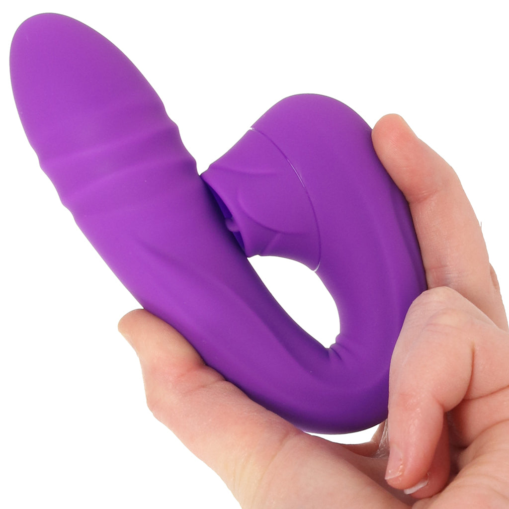 BodyWand BodyWand G-Play Squirt Master Thrusting & Licking Vibe - Vibrators - HoneyHugs Canada (View 8)