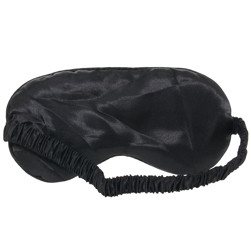 Ouch! Spank Me Printed Satin Blindfold - Luxurious Sensory Deprivation Mask