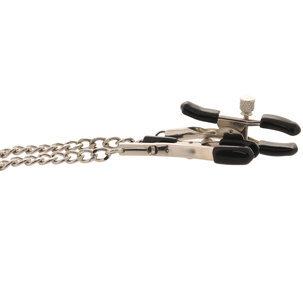 CalExotics Bull Nose Nipple Clamps: Adjustable Intensity for Exquisite Nipple Play