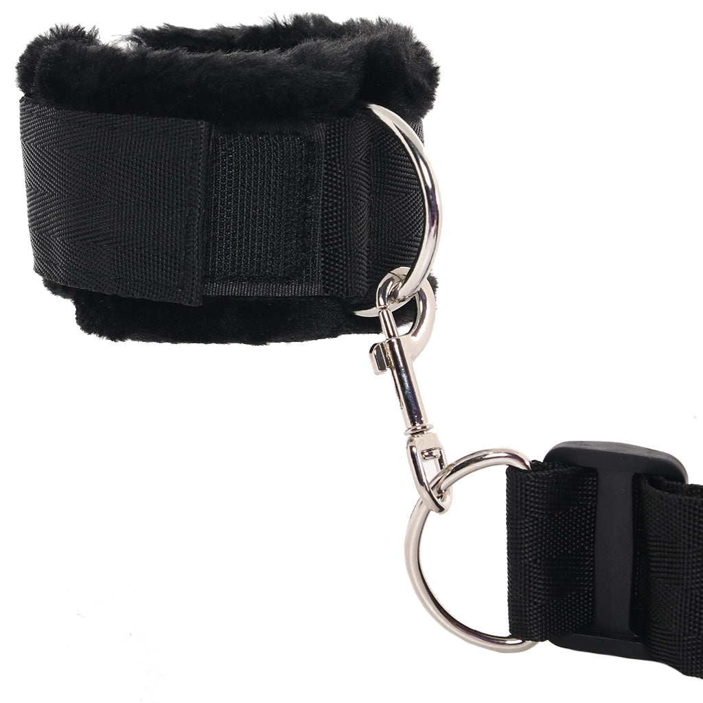 Whipsmart Fuzzy Bedroom Bondage Kit: Luxurious Under-Bed Restraint System