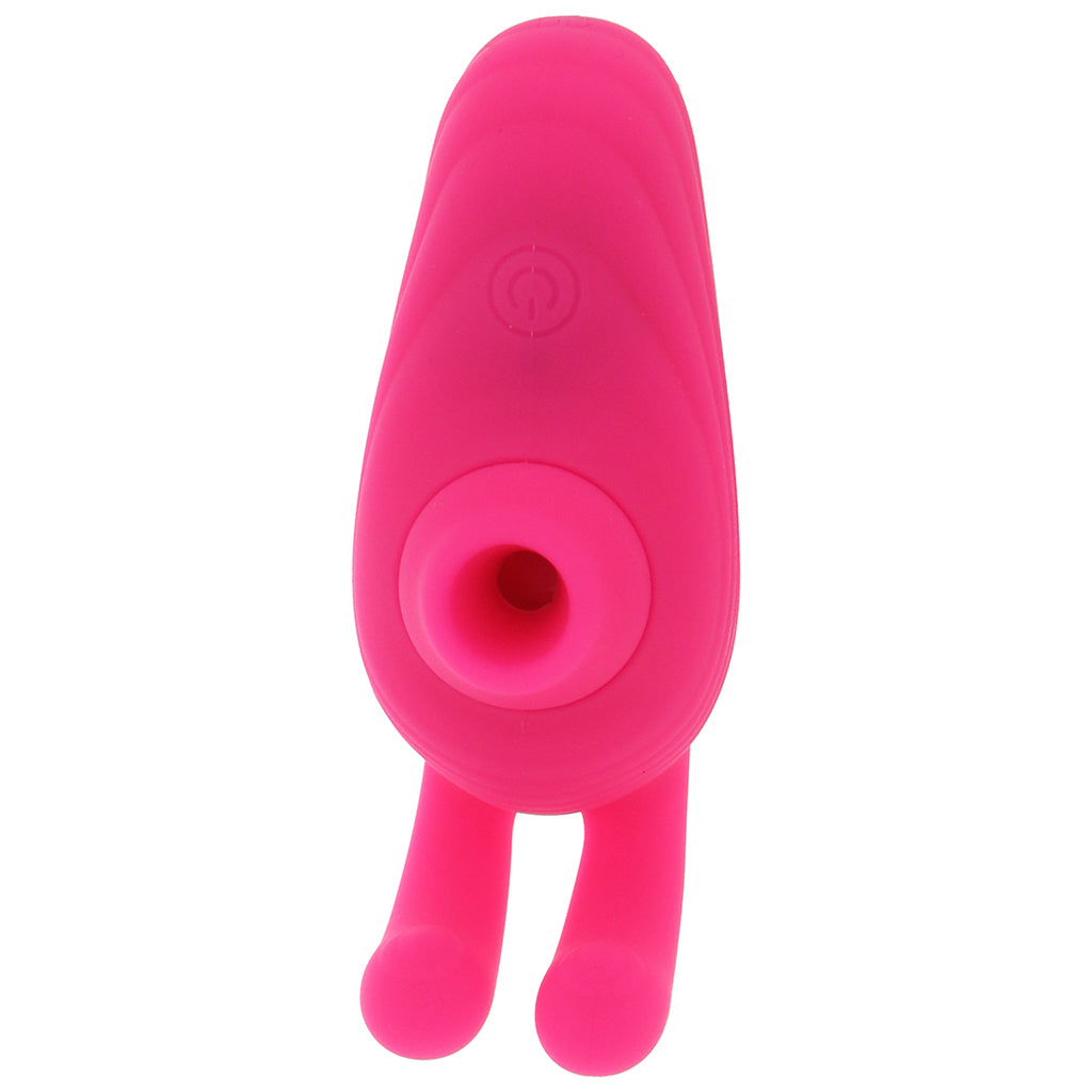 CalExotics Neon Vibes The Kissing Bunny Vibe - Vibrators - HoneyHugs Canada (View 2)