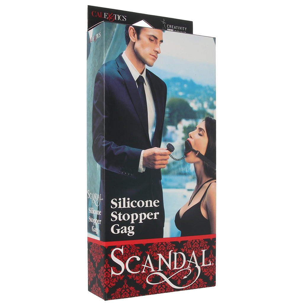 Scandal Silicone Stopper Gag: Exquisite Oral Restraint for Elevated Sensation