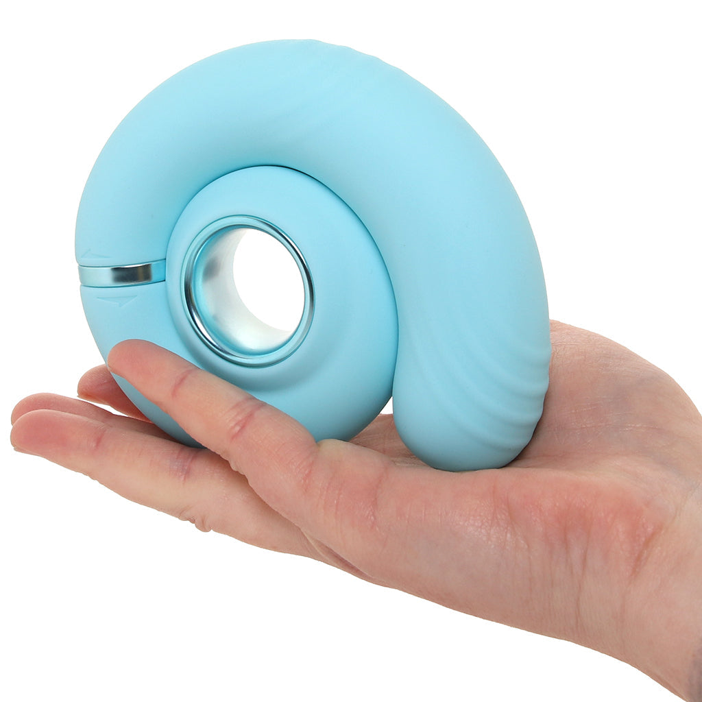 Loveline Loveline Gyre Vibrating Swirl Vibe in Blue - Vibrators - HoneyHugs Canada (View 4)