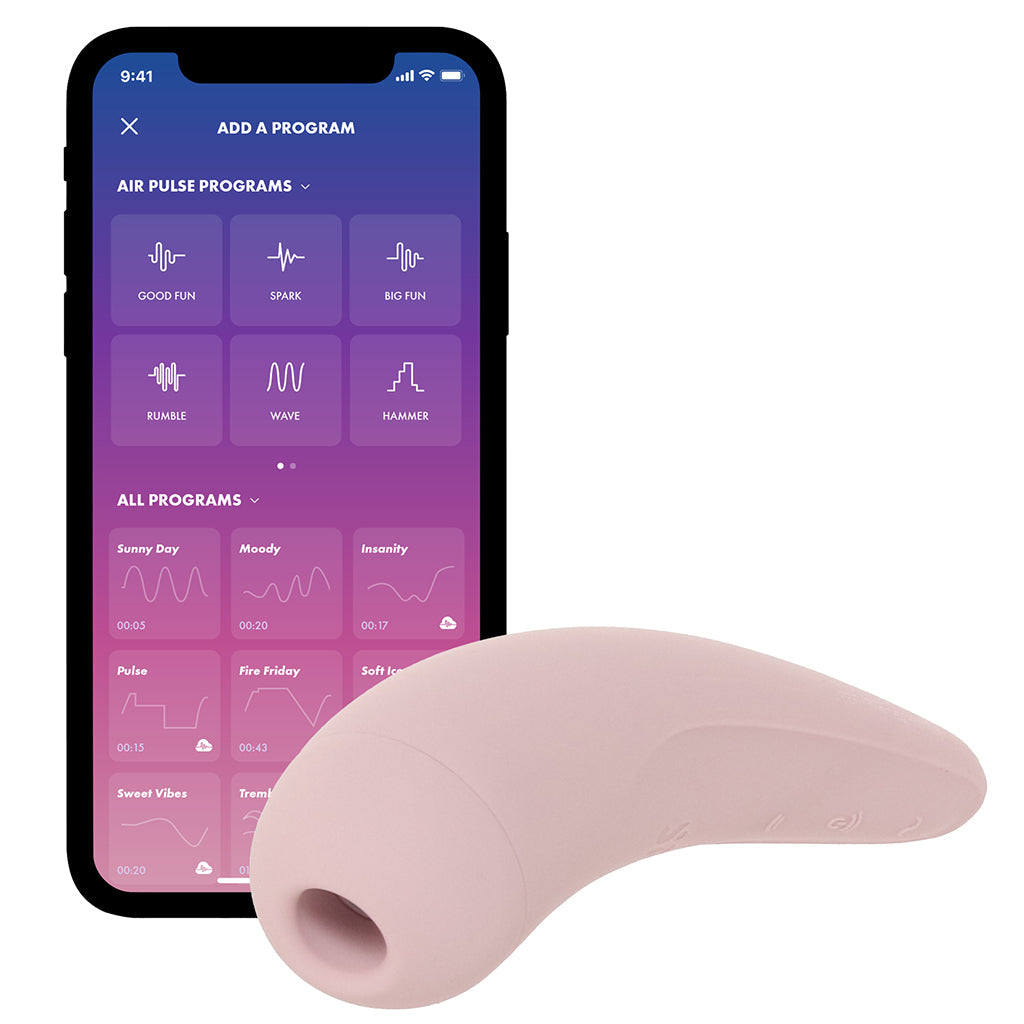 Satisfyer Satisfyer Curvy 2+ Air Pulse Stimulator in Pink - Vibrators - HoneyHugs Canada (View 5)