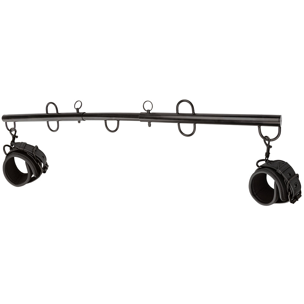 CalExotics Nocturnal Collection: Adjustable Spreader Bar with Cuffs – Elegant Restraint & Masterful Control