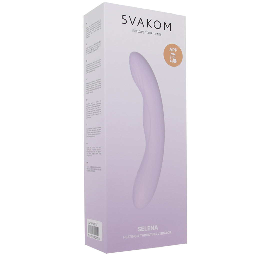 Selena Heating & Thrusting Vibe in Lilac