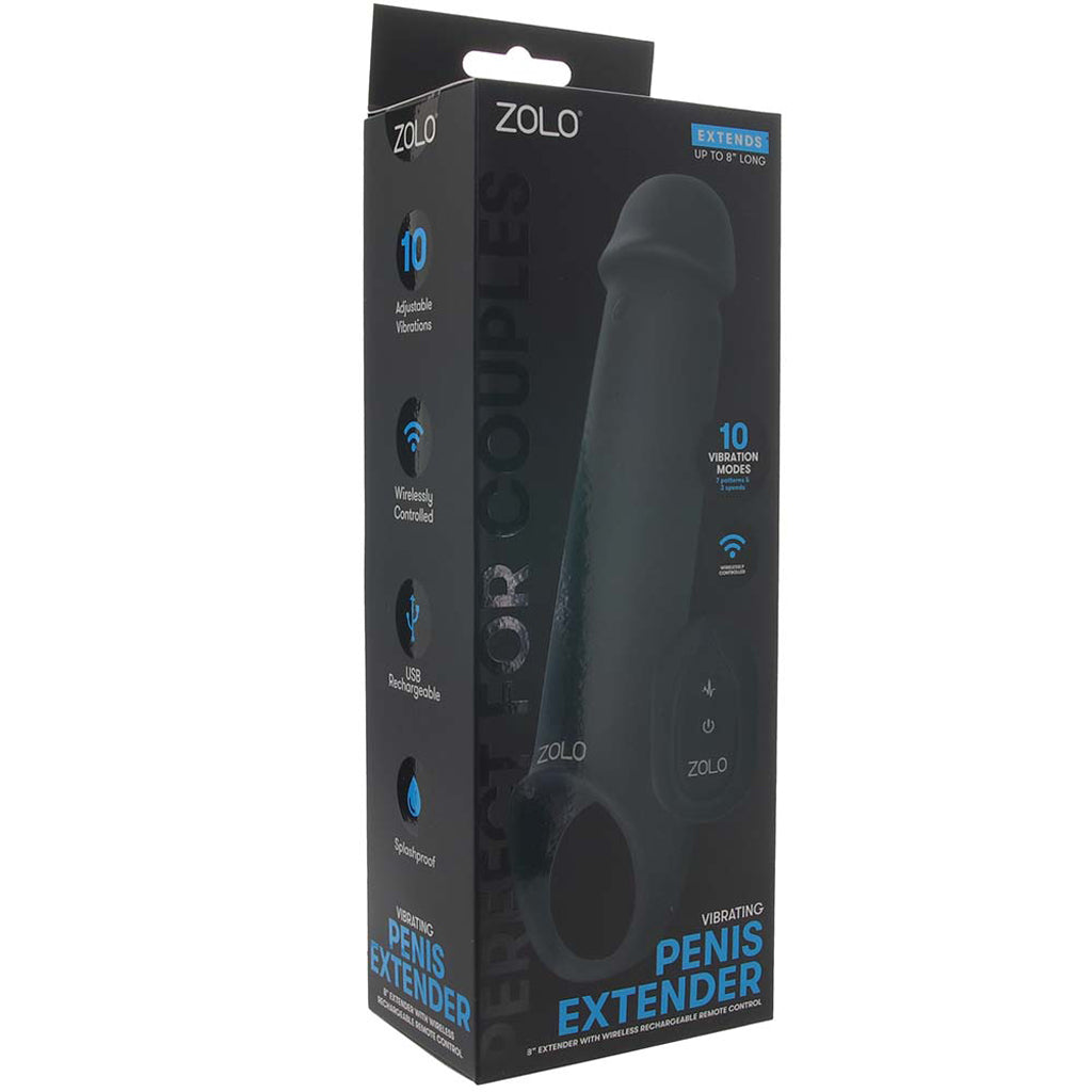 Zolo Vibrating Silicone Penis Extender - Vibrators - HoneyHugs Canada (View 6)