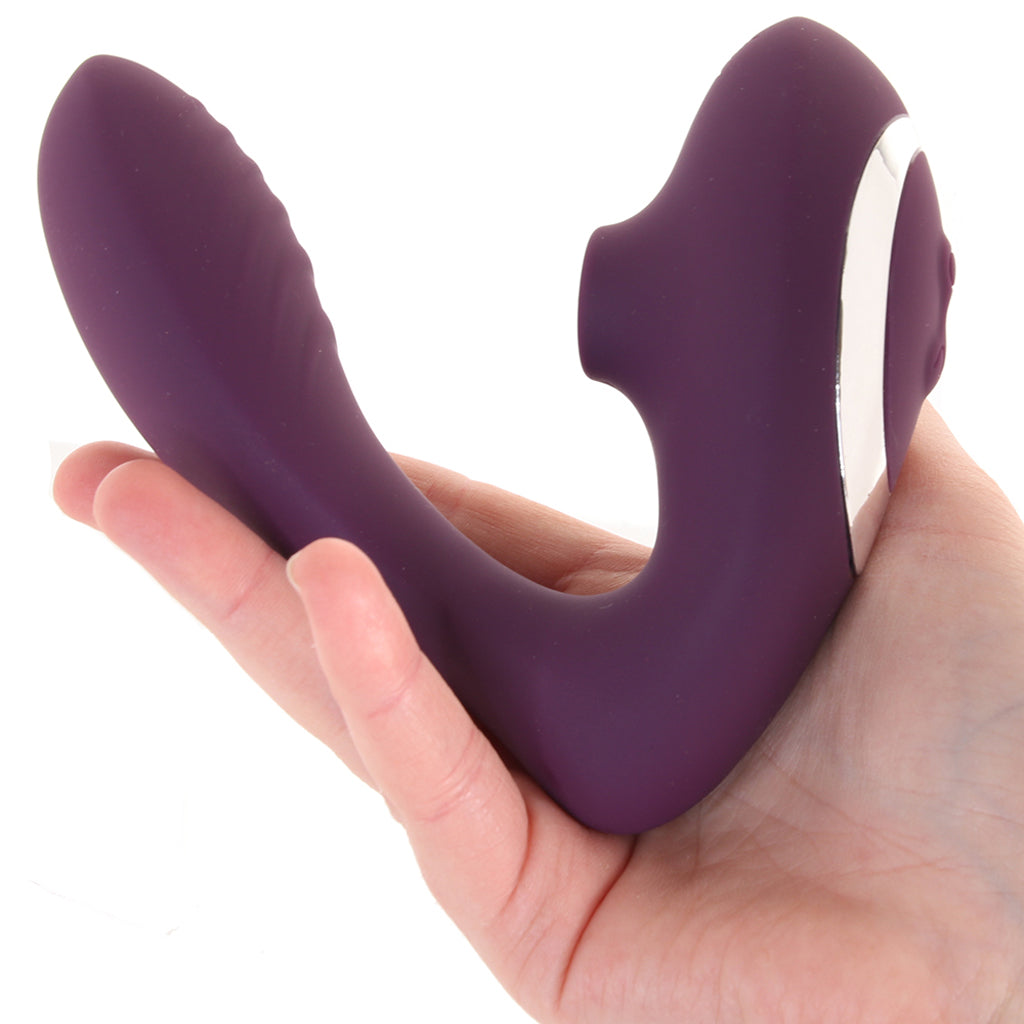 Deeva OMG Vibra G Pulse Clitoral Air Massager in Purple - Vibrators - HoneyHugs Canada (View 4)