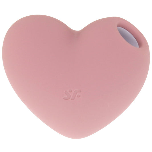 Satisfyer Satisfyer Cutie Heart Air Pulse Stimulator in Light Red - Vibrators - HoneyHugs Canada