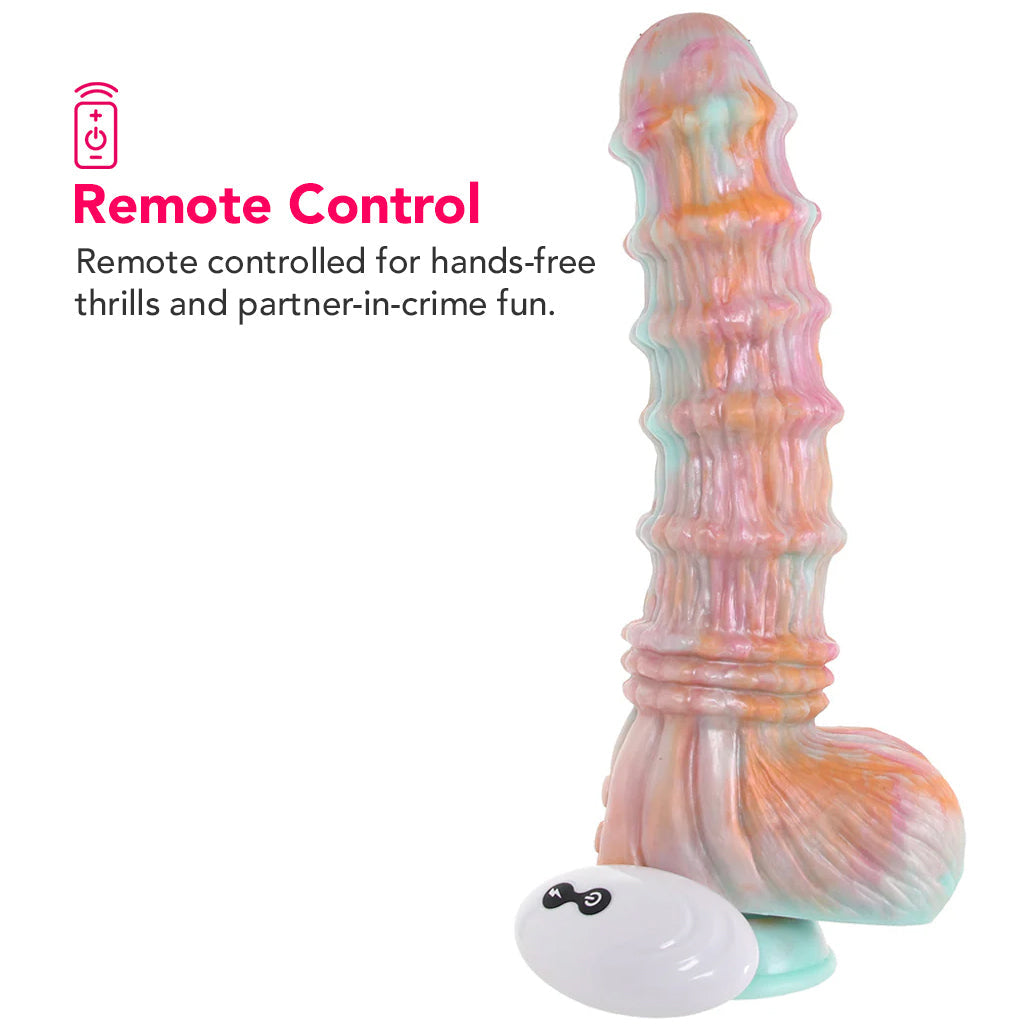 Fantasy 8 Inch Remote Silicone Vibe