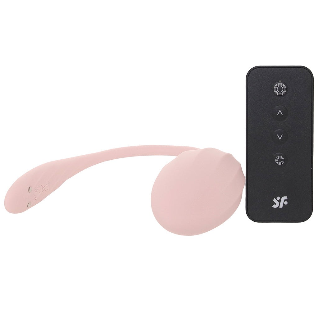 Satisfyer Satisfyer Ribbed Petal Wearable Vibe in Rose - Vibrators - HoneyHugs Canada (View 3)